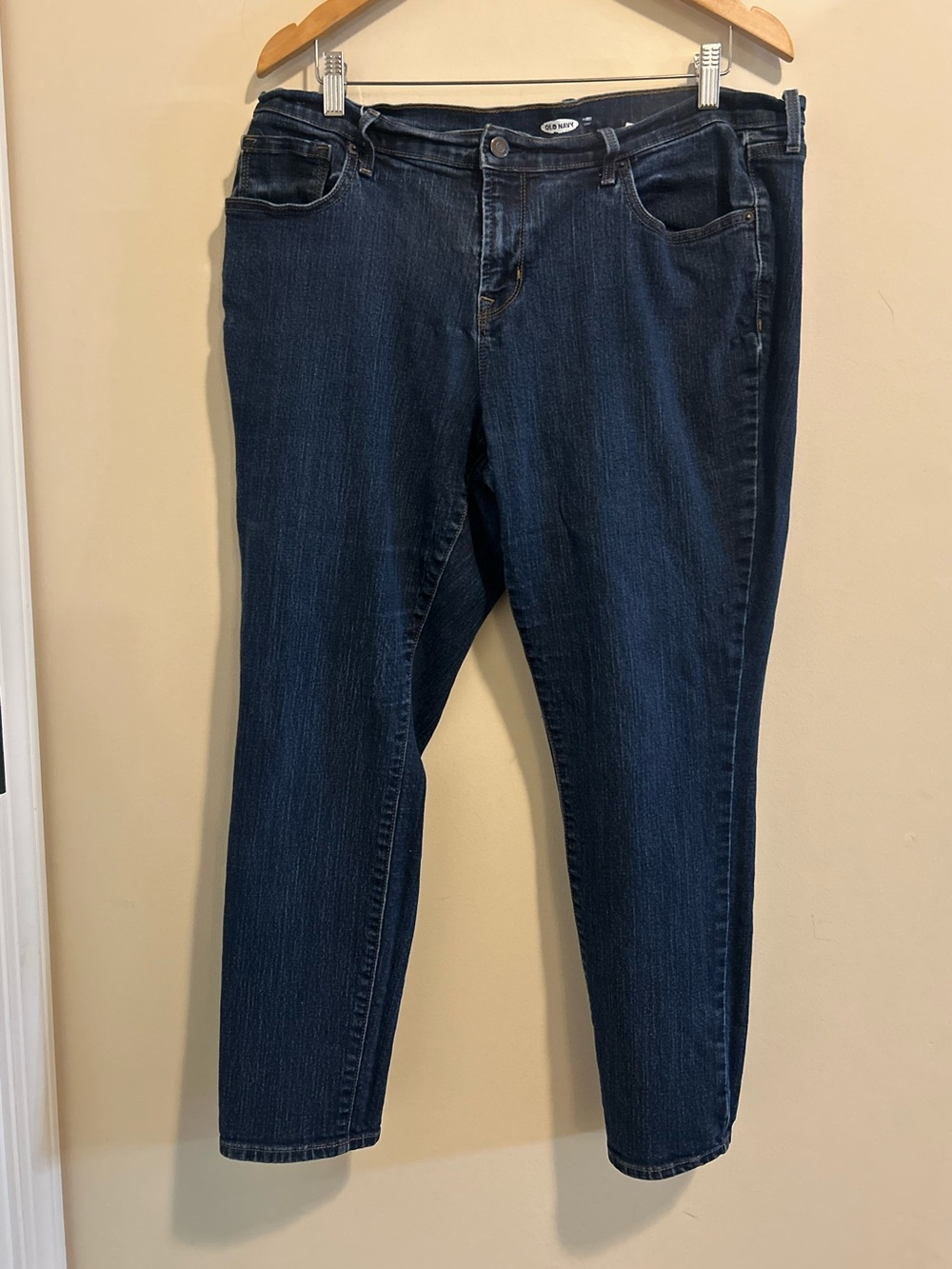 Old‎ Navy Dark Indigo Ankle Crop Stretch Jeans